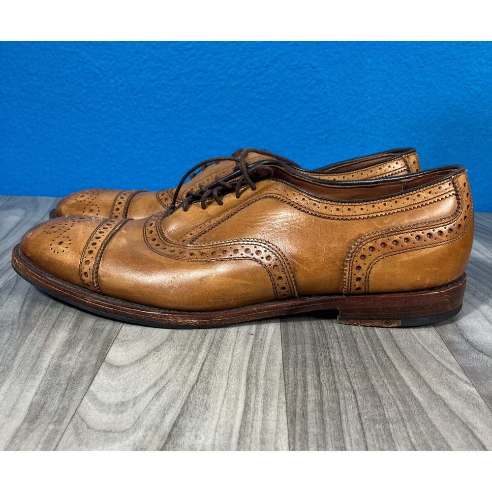 Brooks Brothers Strand Cap-Toe Oxford Dress Shoes 10.5D Walnut w/Trees EUC